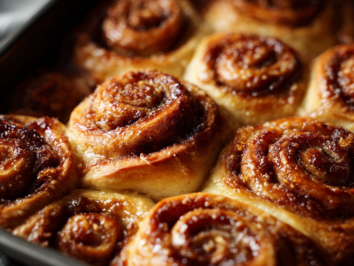 Active sourdough starter in morning window light on a linen-draped wooden surface — sourdough cinnamon rolls recipe guide from Mother's Country Store