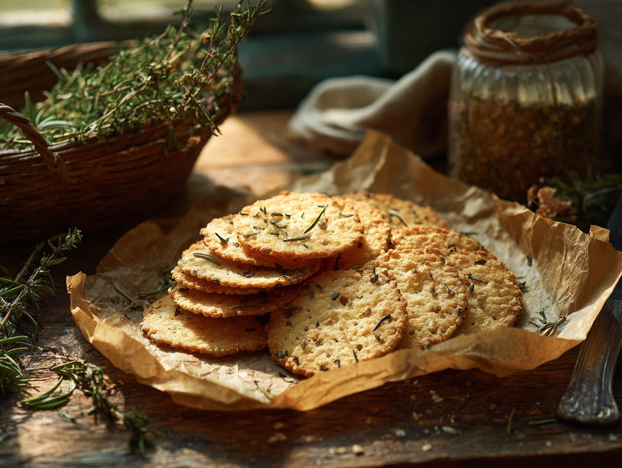Sourdough culture at peak rise with domed top in a warm Southern kitchen setting — sourdough starter crackers recipe guide from Mother's Country Store